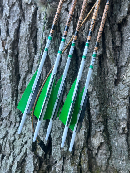 “Emerald” Gold Tip Traditional Arrows 600s