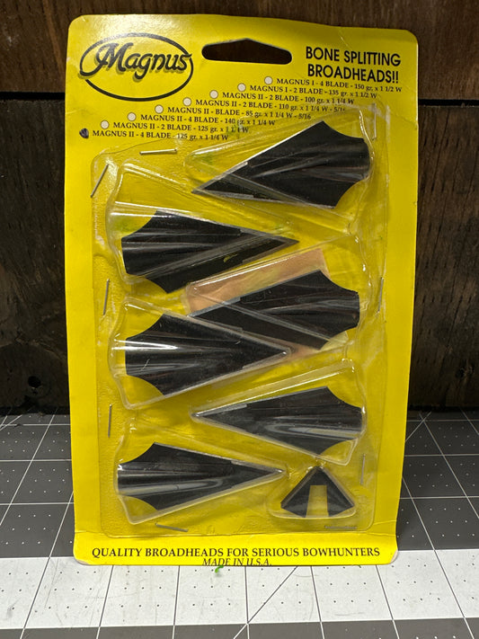 Magnus II 4-Blade 125grain Broadheads