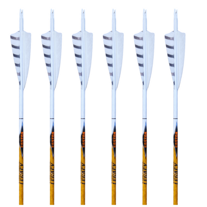 Easton Legacy Carbon Arrows - White Out