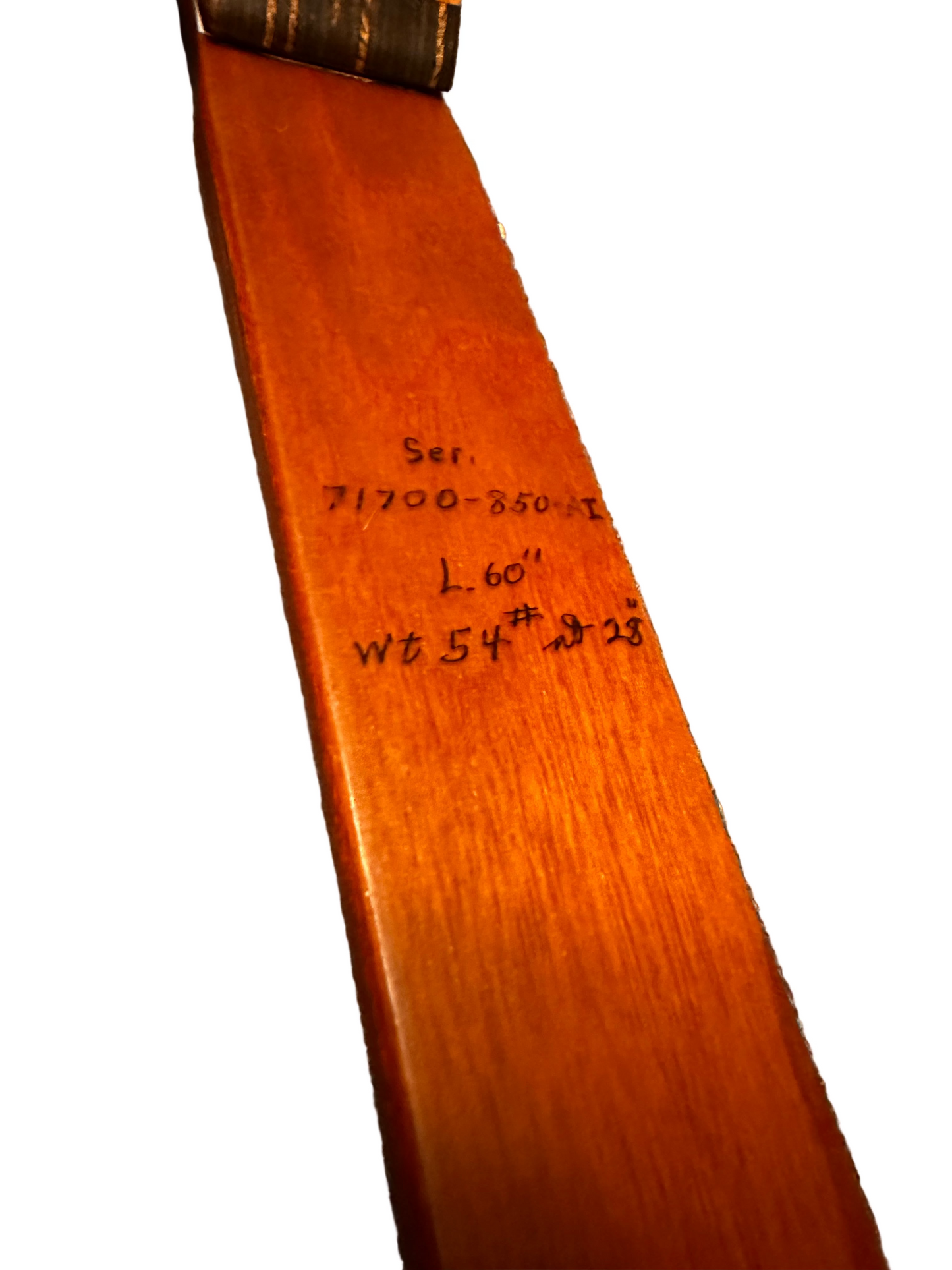 Allegheny Mountain 3 Piece Recurve 54#