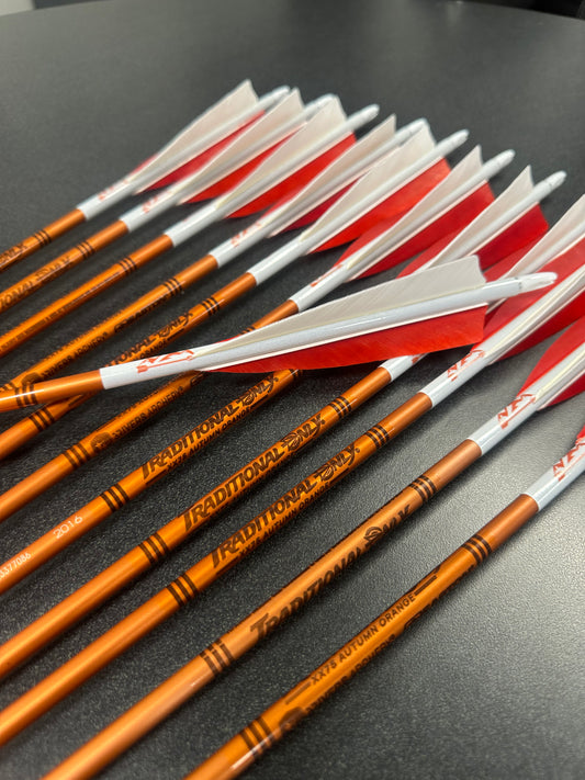 Easton Autumn Orange Aluminum Arrows 2016 - Custom