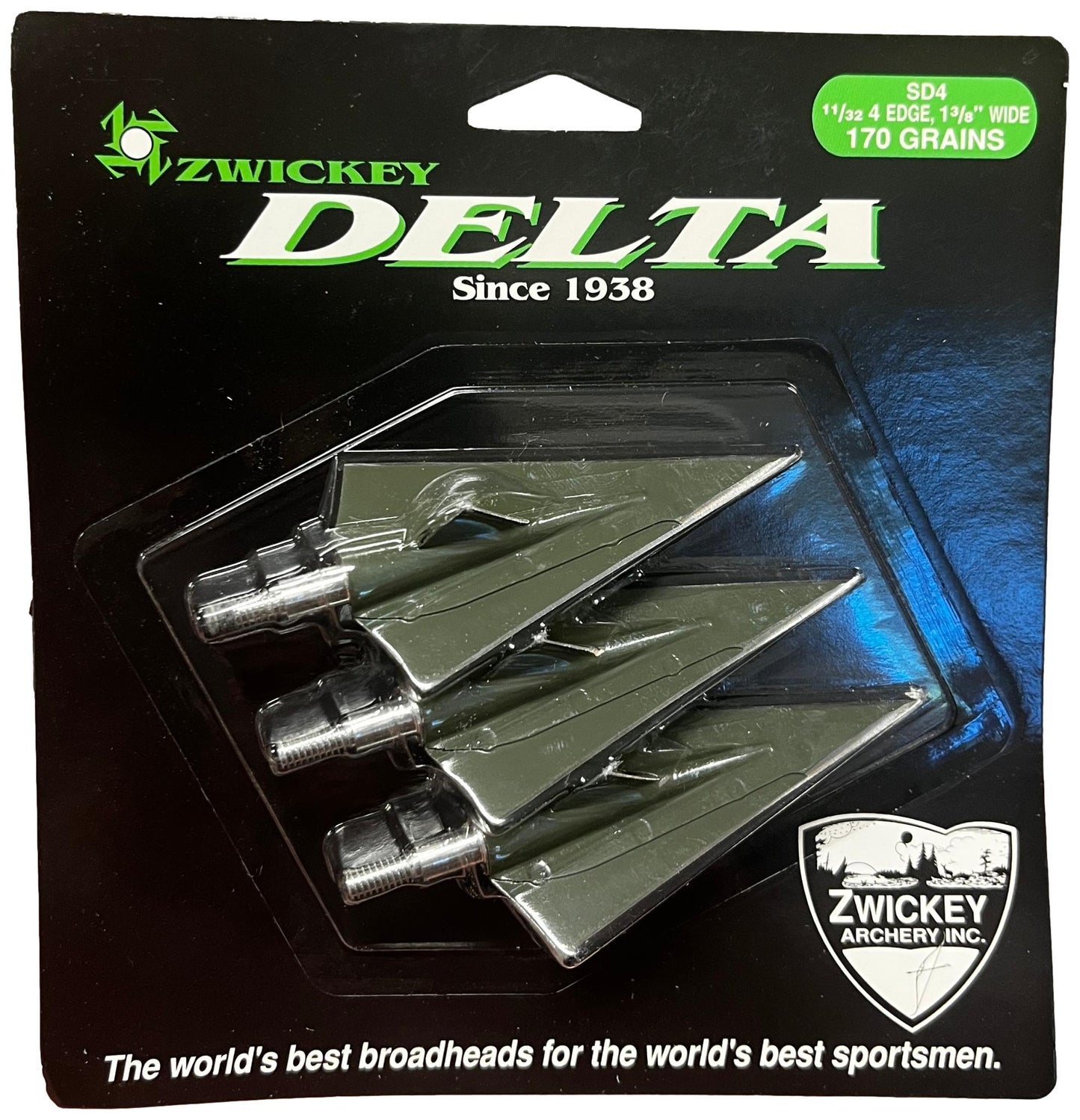 Zwickey Delta 4 Edge - Screw-in Broadheads 3-pack - 170 gr