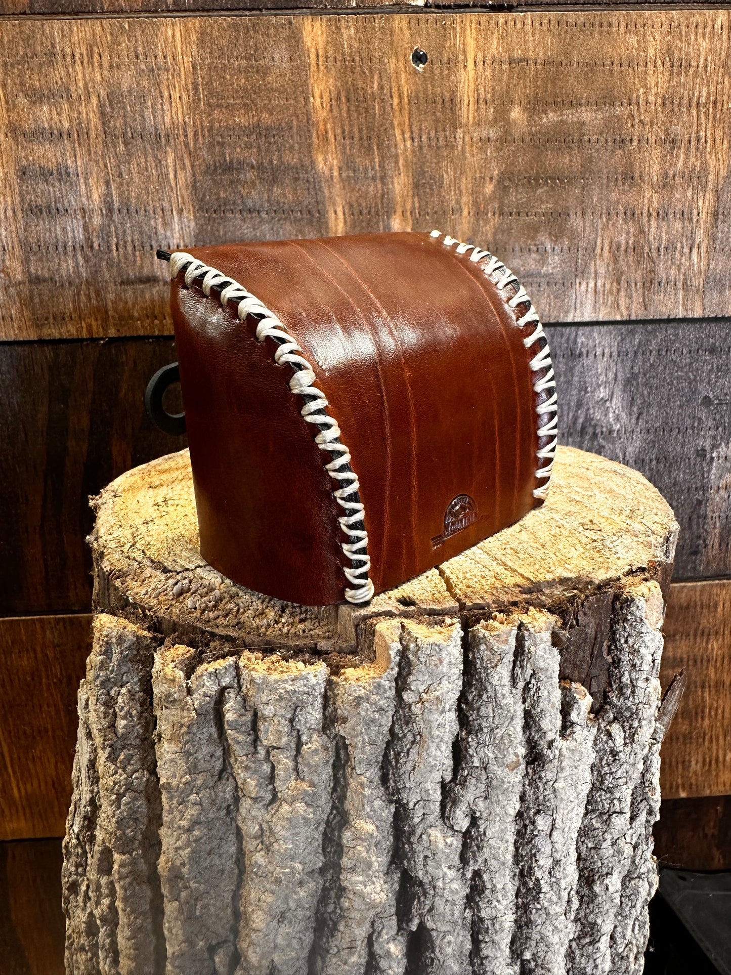 Brown with Natural Stitching Two Piece Quiver