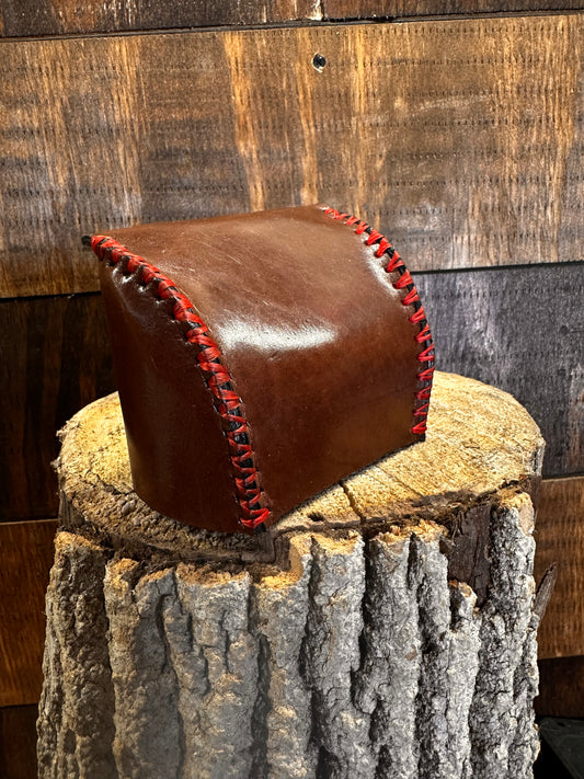 Brown with Red Stitching Two Piece Quiver