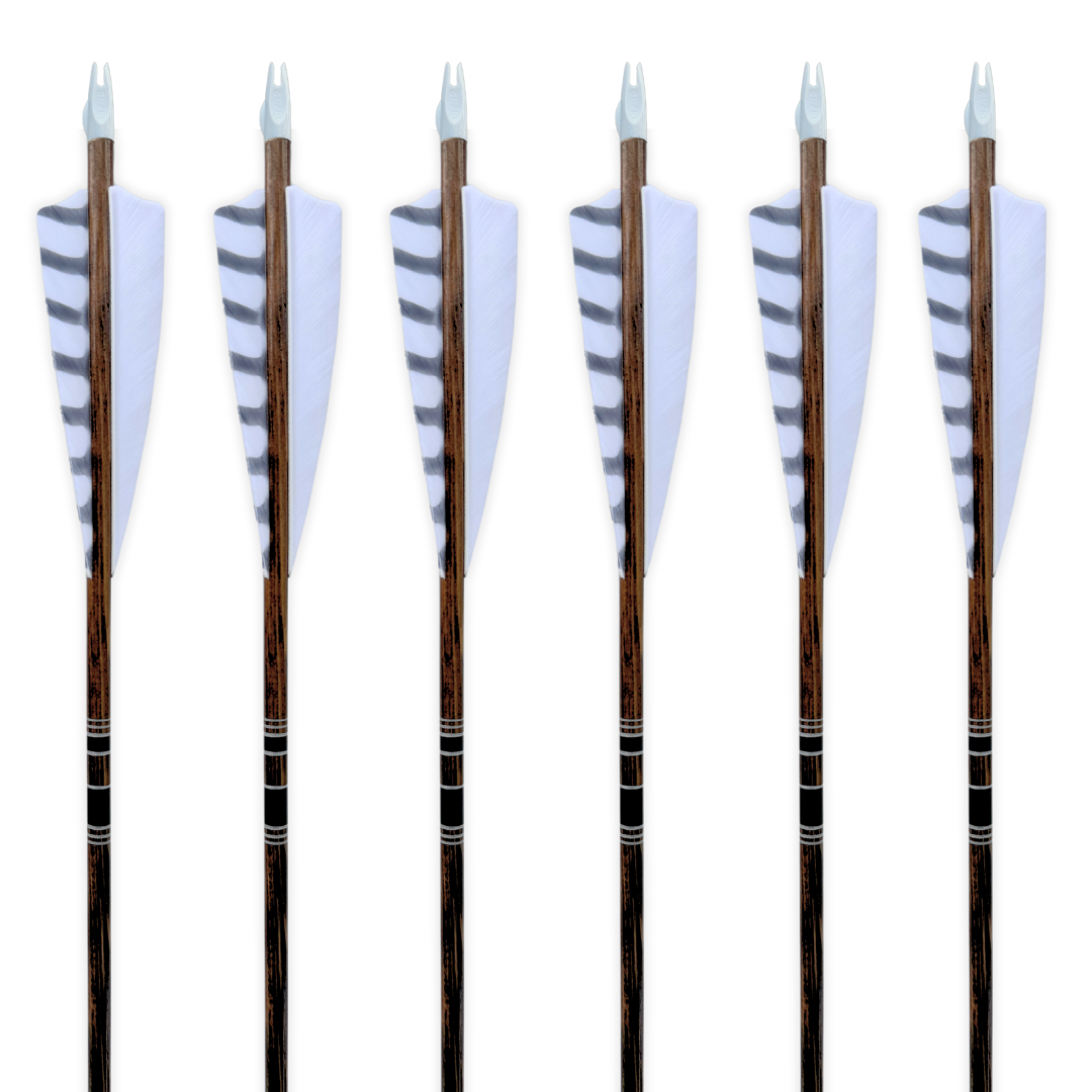 King Arrows - Traditional Arrows - Classic White