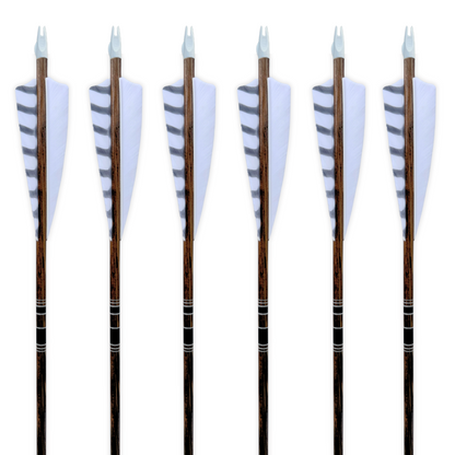 King Arrows - Traditional Arrows - Classic White