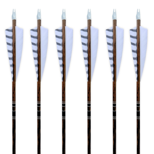 King Arrows - Traditional Arrows - Classic White