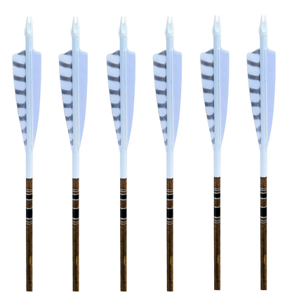 King Arrows - Traditional Arrows - White Out