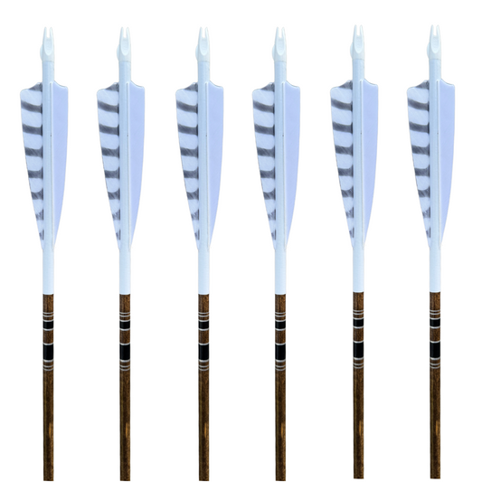 King Arrows - Traditional Arrows - White Out