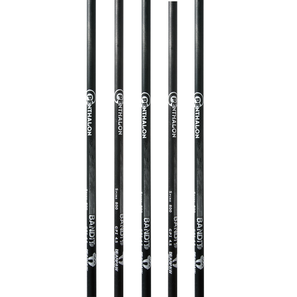 Penthalon Bandit carbon shafts - 6 Pack