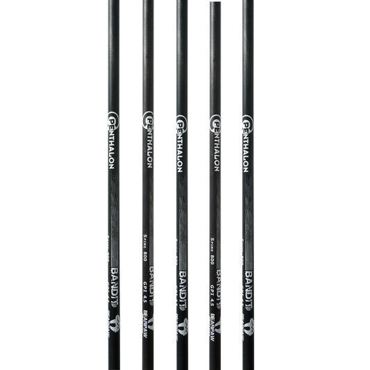 Penthalon Bandit carbon shafts - 6 Pack