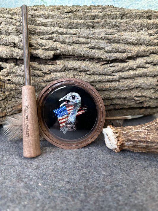 The Double Reaper double sided turkey pot call