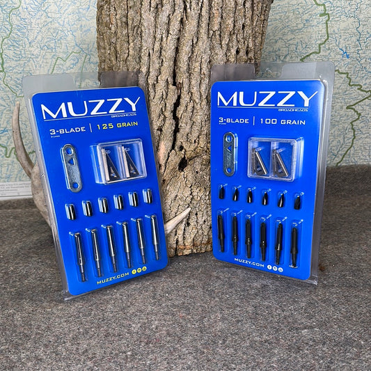 Muzzy 3-Blade Screw-In Broadheads